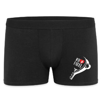 Heart I Love Padel Statement Player Training - Men's Boxer Shorts - black - Front