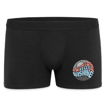 Hello Sunshine! Summer, sun, holidays - Men's Boxer Shorts - black - Front