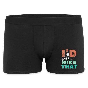 Hiking Hiker Statement Mountain Summit Mountaineering - Men's Boxer Shorts - black - Front