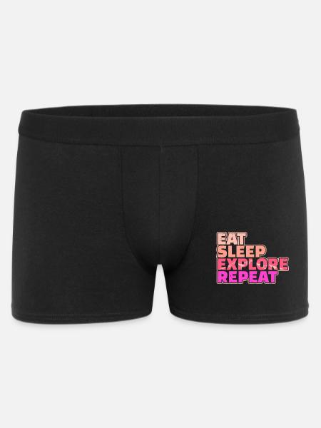 Mountaineering Hiker Hike Hiking Statement - Men's Boxer Shorts - black