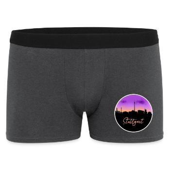 Stuttgart Fine Skyline - Men's Boxer Shorts - charcoal grey - Front
