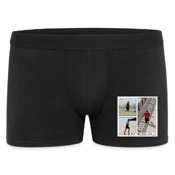 Le plaisir de courrir - Boxer Homme - noir - Devant