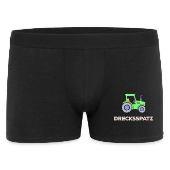 Commercial Vehicle Saying Tractor Country Life Farmer - Men's Boxer Shorts - black - Front
