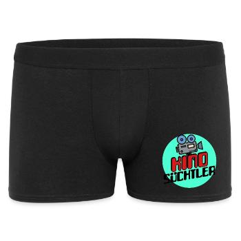 Kino Kinoabend Movies Film Schauen Statement - Männer Boxer Shorts - Schwarz - Vorne