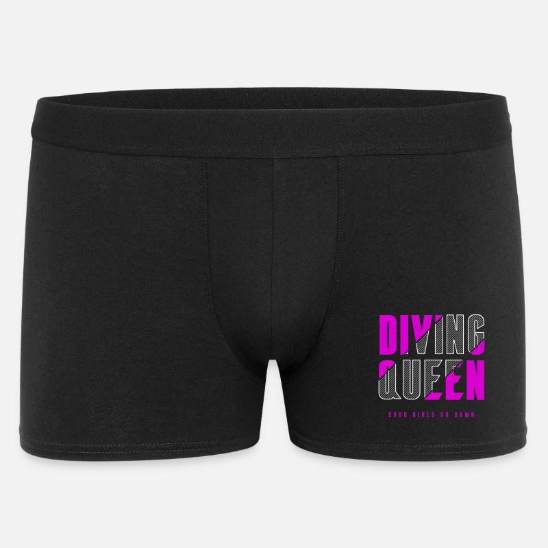 Reine de la plongée - Boxer Homme - noir