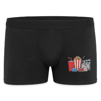 Popcorn Cineast Statement Movies Movie Night Movies - Boxer Homme - noir - Devant