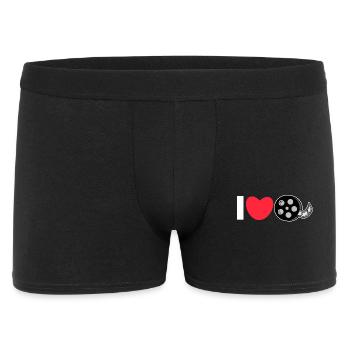 J’aime les films Déclaration de cœur Cinéma - Boxer Homme - noir - Devant