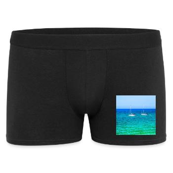 Summer Sailing - Men's Boxer Shorts - black - Front