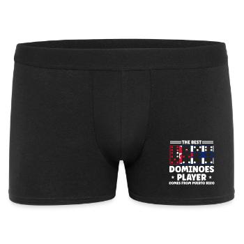 Conception de domino - Boxer Homme - noir - Devant