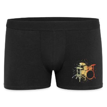 Batterie Vintage Look - Boxer Homme - noir - Devant