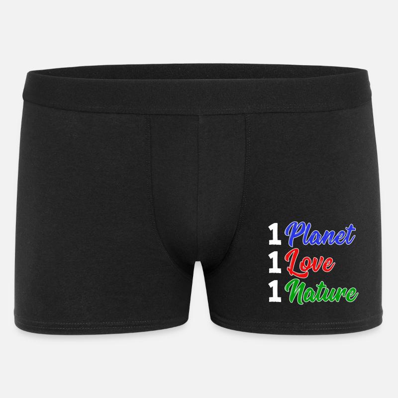 Mutter Erde Planet Natur Statement Naturschutz - Männer Boxer Shorts - Schwarz