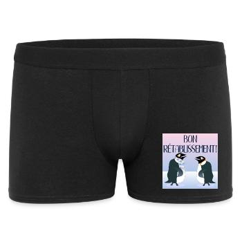 Bon rétablissement ENFANTS - Boxer Homme - noir - Devant
