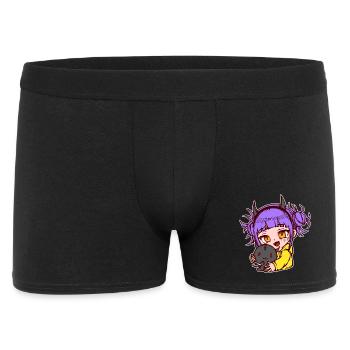 Dessin animé Bande dessinée Manga Animation fille - Boxer Homme - noir - Devant