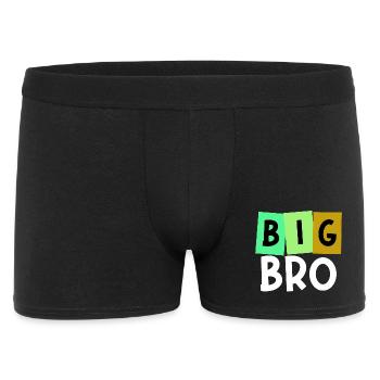 Big Brother Brother Heart Bro Déclaration Frères et sœurs - Boxer Homme - noir - Devant