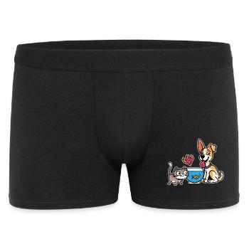 Pets Goldfish Aquarium Dog Cat Pet - Men's Boxer Shorts - black - Front