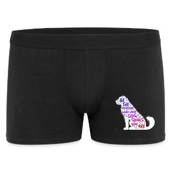 Dog Pets Statement Pet Favorite Animal - Men's Boxer Shorts - black - Front