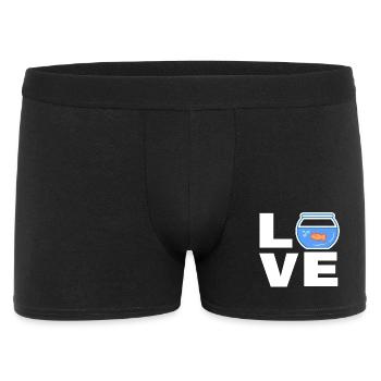 Pets Goldfish Saying Stuffed Animal Aquarium - Men's Boxer Shorts - black - Front