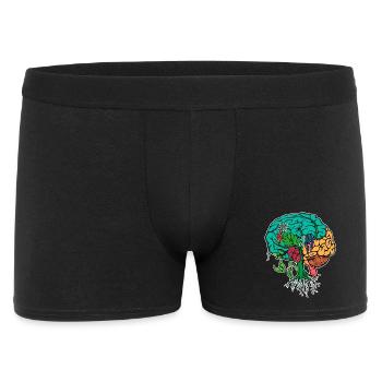 Nachhaltigkeit Umwelt Umweltschützer Baum Erde - Männer Boxer Shorts - Schwarz - Vorne