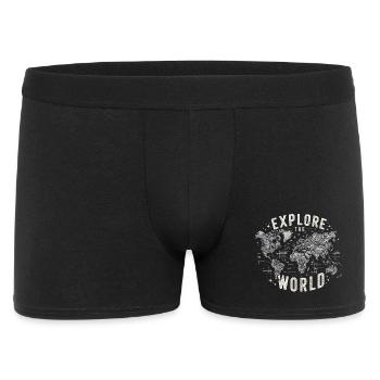 Explorez le monde - Boxer Homme - noir - Devant