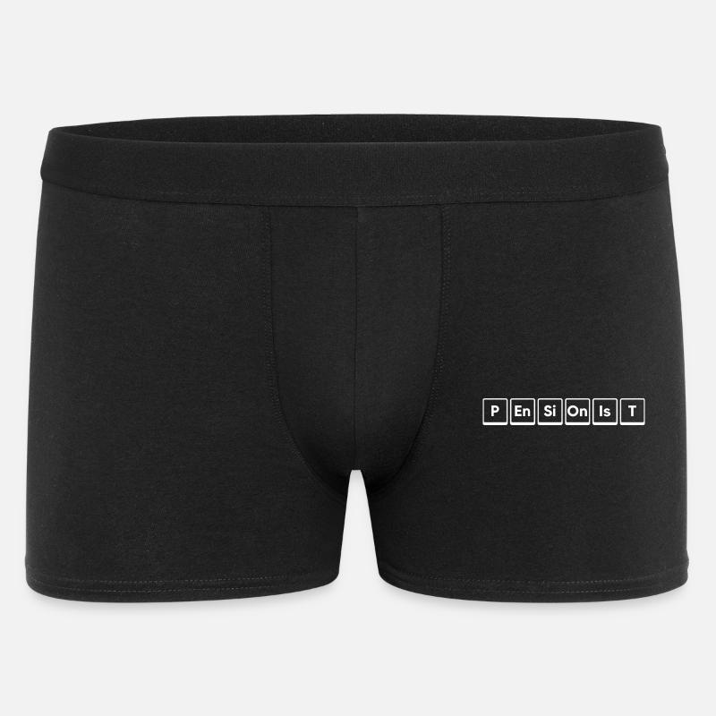 Pensionist Ruhestand Statement Freizeit Abschied - Männer Boxer Shorts - Schwarz