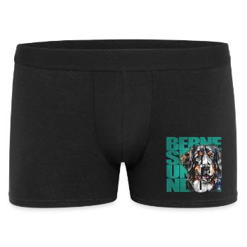 Bernese Mountain Dog Portrait - Men's Boxer Shorts - black - Front