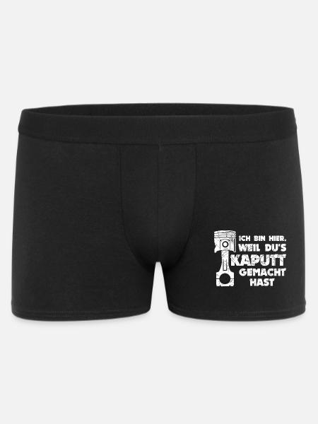 Mechaniker Job Arbeiter Workaholic Statement - Männer Boxer Shorts - Schwarz