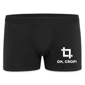Travailleur Emploi Travail Profession Déclaration de carrière - Boxer Homme - noir - Devant