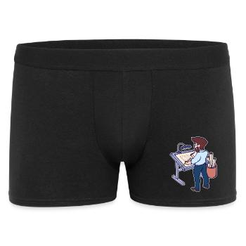 Project Manager Career Work Job Earn Money - Men's Boxer Shorts - black - Front