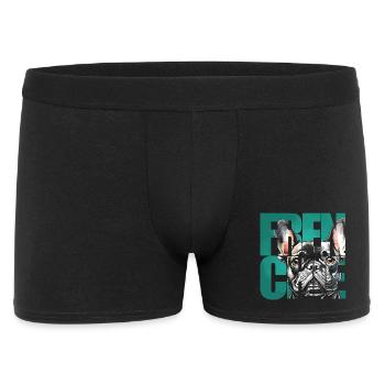 French Bulldog Portrait - Men's Boxer Shorts - black - Front