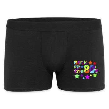 Back to the 80s Neon Stars - Men's Boxer Shorts - black - Front