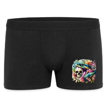 Serpent Crâne - Boxer Homme - noir - Devant