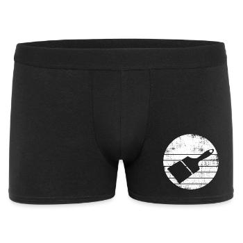 Painter Brush Drawing - Men's Boxer Shorts - black - Front