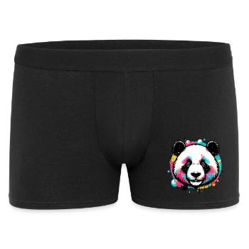 Panda - Men's Boxer Shorts - black - Front