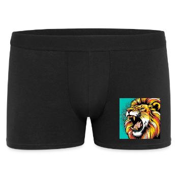 Lion Pop Art - Men's Boxer Shorts - black - Front