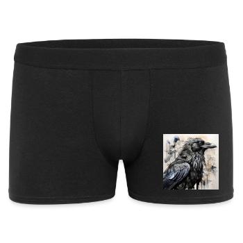 Le Corbeau Noir - Boxer Homme - noir - Devant