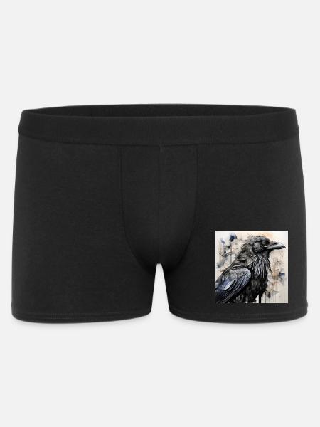 The Black Raven - Men's Boxer Shorts - black