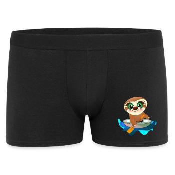 ENFANTS KAYAK CANOË PARESSEUX - Boxer Homme - noir - Devant