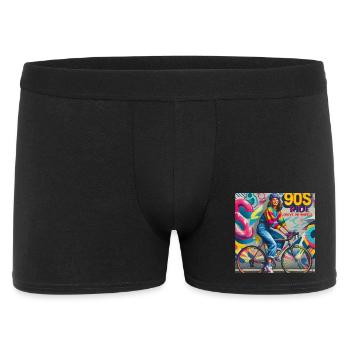 90S Ride Grove on Wheels - filles à vélo - Boxer Homme - noir - Devant