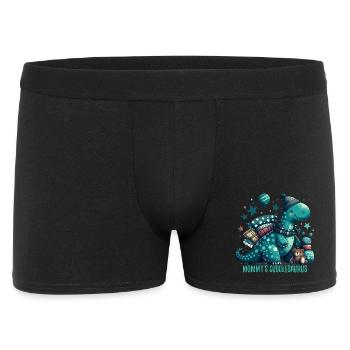 Câlin de maman câlin dinosaure cadeau - Boxer Homme - noir - Devant