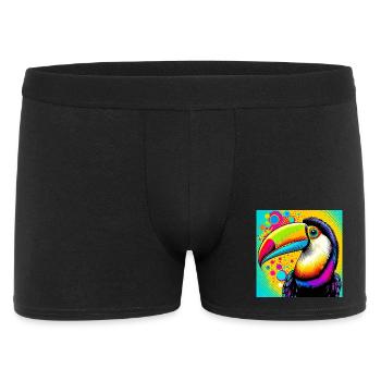 Toucan Pop Art - Men's Boxer Shorts - black - Front