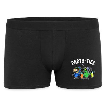 Parrot Statement Animal Lover Pet Bird - Men's Boxer Shorts - black - Front