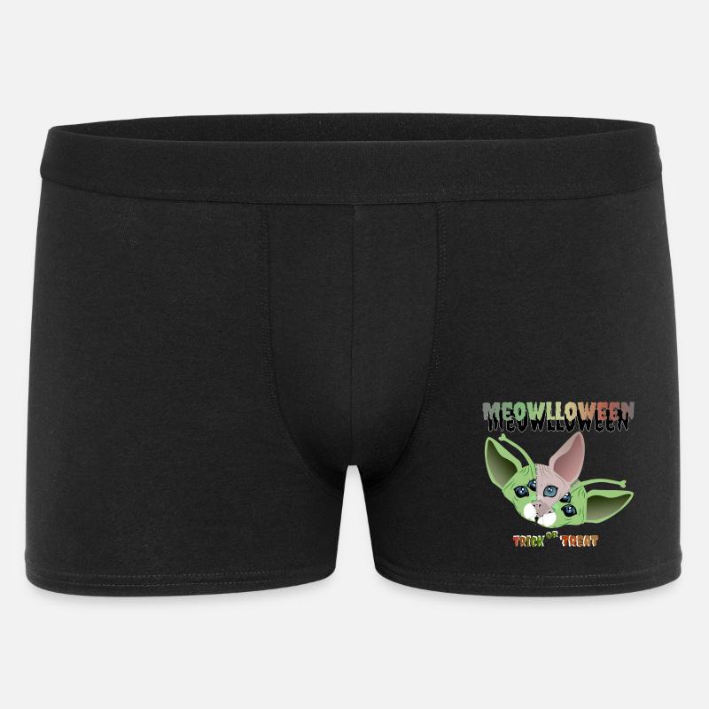 Sphinx Katze Alien Maske - Männer Boxer Shorts - Schwarz