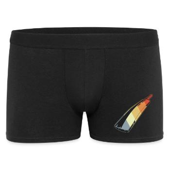 Cricket bat vintage style - Men's Boxer Shorts - black - Front