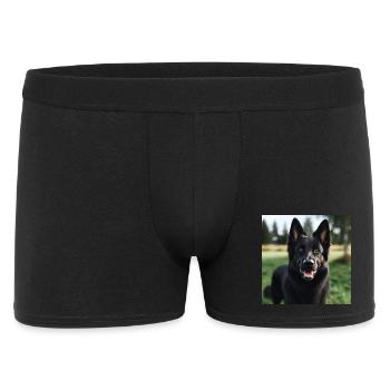 Black German Shepherd - Men's Boxer Shorts - black - Front