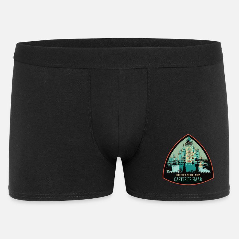 Château de Haar: Élégance hollandaise - Boxer Homme - noir