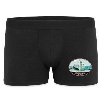 Illustration Blackrock Castle, Cork, Ireland - Men's Boxer Shorts - black - Front