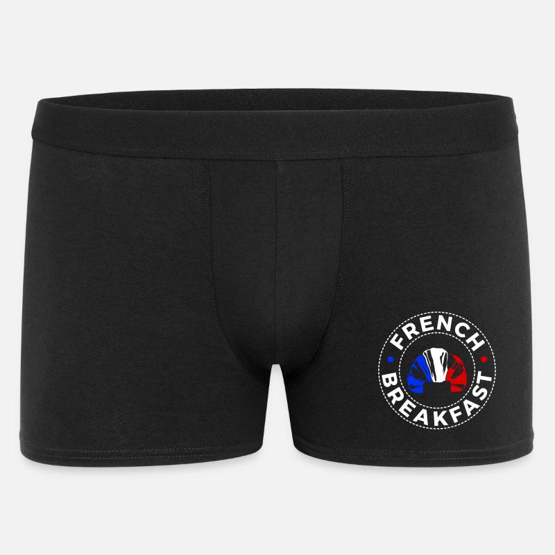 French Breakfast - Boxer Homme - noir