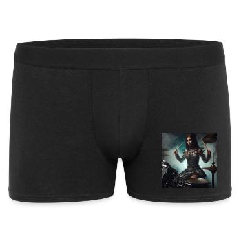 Female Drummer - Men's Boxer Shorts - black - Front
