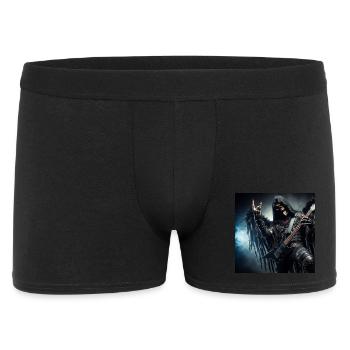 The Grim Reaper is heavy - Men's Boxer Shorts - black - Front