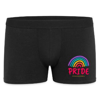 Pride pink #diversitymatters - Männer Boxer Shorts - Schwarz - Vorne